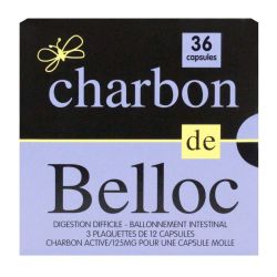 Charbon Belloc 125Mg Caps Bt36