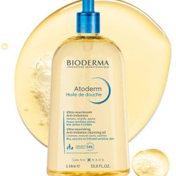 Atoderm Huile de douche pour peaux très sèches et atopiques 1L