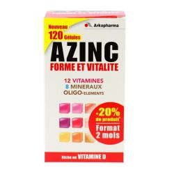 Azinc Forme Et Vitalite  Fl 120 Gel