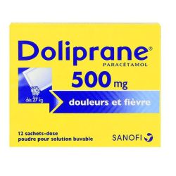 Doliprane 500Mg Pdr Sach 12