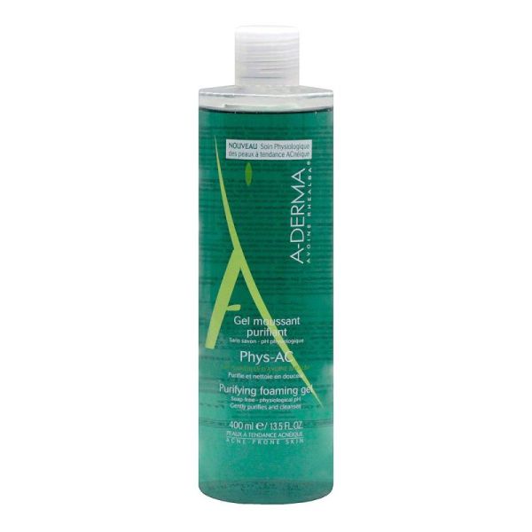 A-Derma Phys-Ac Gel Mouss Pur Fl400Ml1