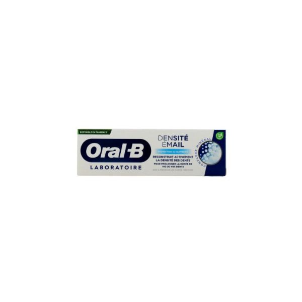 ORAL-B dentifrice densité et émail Tb75mL