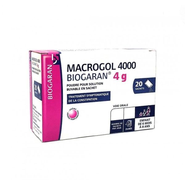 Macrogol 4000 Bga 4G Buv Sac20