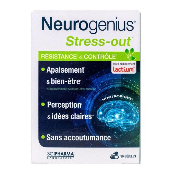 3C Pharma Neurogenius Stress-Out 30Gelu