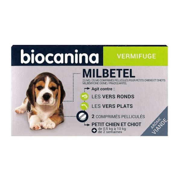 Biocanina Milbetel 2,5Mg/25Mg P.cn Cpr 2