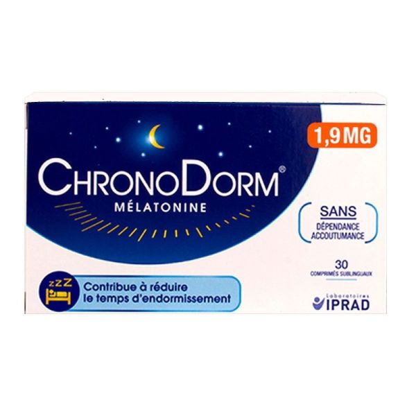 Chronodorm Melatonine 1,9 Mg Cpr Bte30