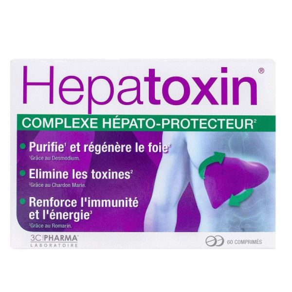 3C Pharma Hepatoxin 60 Cpr