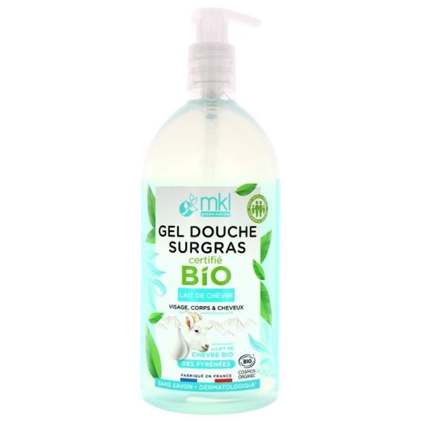 Gel Douche Bio 1L Lait Chevre