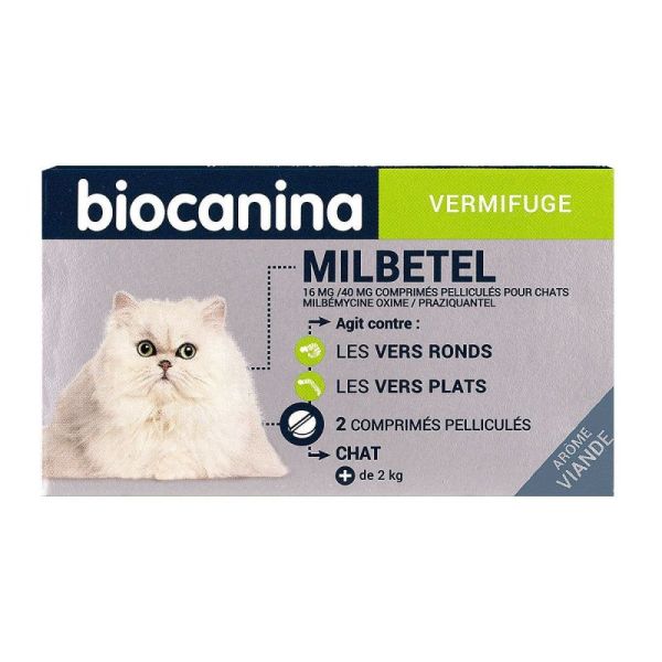 Biocanina Milbetel 16Mg/40Mg Ct Cpr Bt2