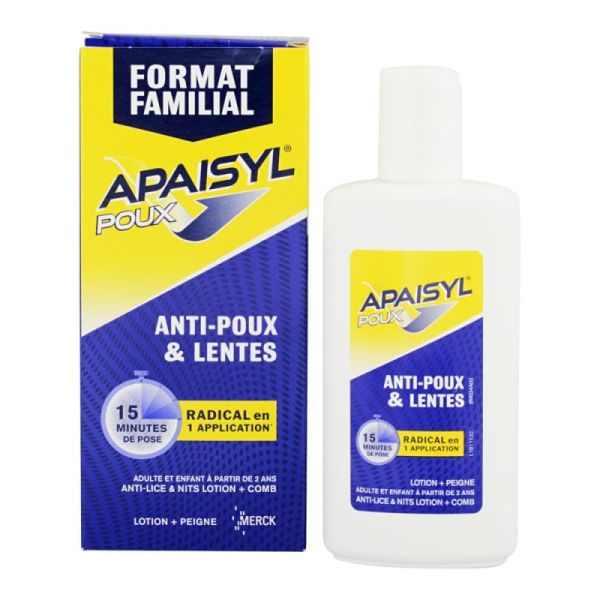 Poux Apaisyl X Pert  Fl200Ml  Peign 1