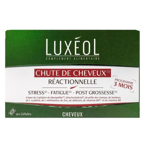 Luxeol Chute Cheveux Reactionnelle 90Gelu