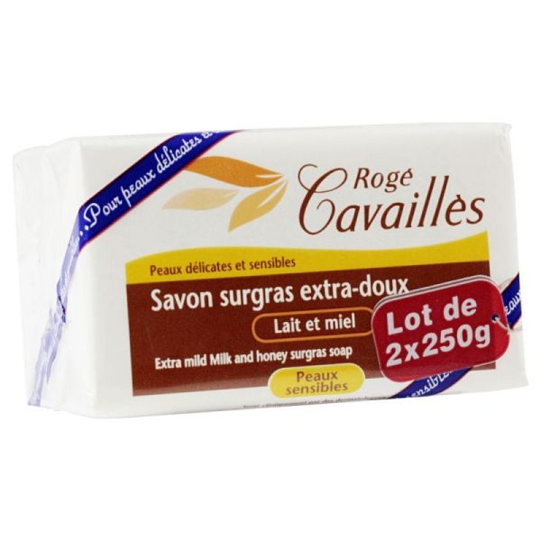 Cavailles Sav Surgr Lait/Miel X2