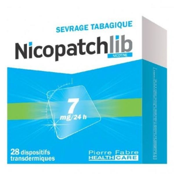 Nicopatchlib Pierre Fabre 7Mg/24H Disp 28