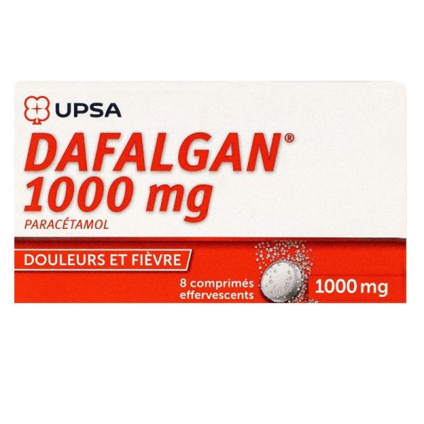 Dafalgan 1000Mg Cpr Effv Tb8