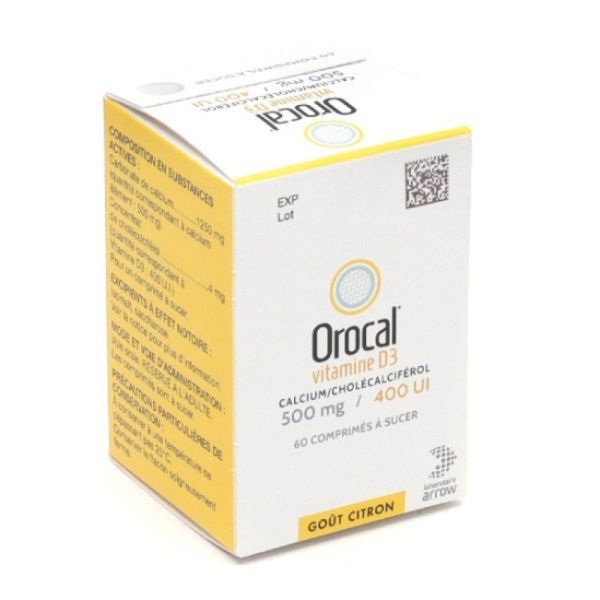 Orocal D3 500Mg/400Ui Cpr Fl60