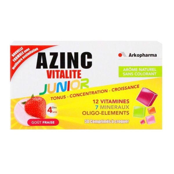 Azinc Vitalite Jr Gout Fraise