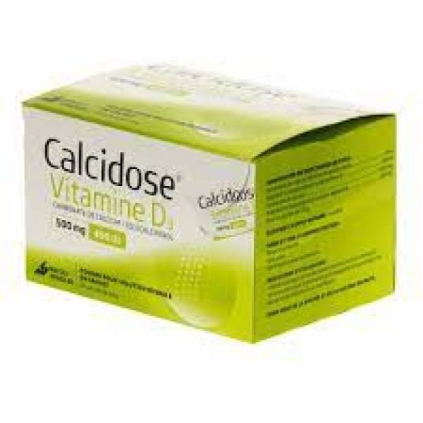 Calcidose D3 500Mg/400U Sach60