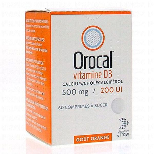 Orocal D3 500Mg/200Ui Cpr Fl60