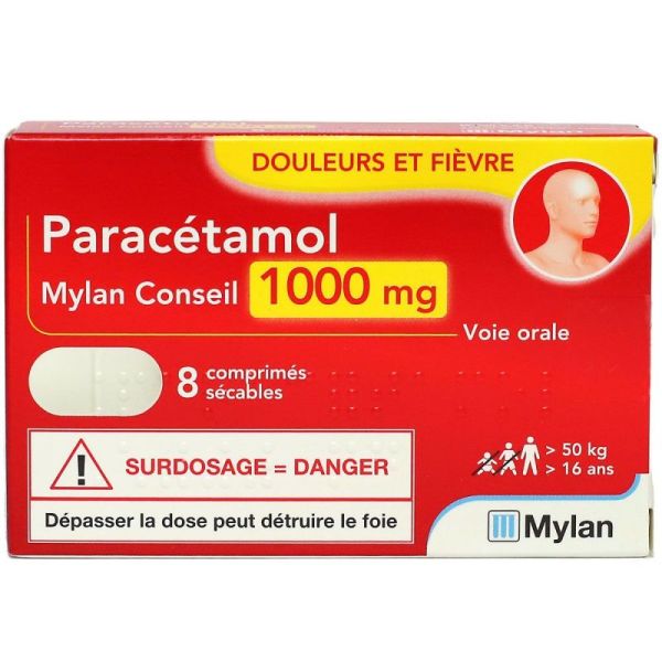 Paracetamol Vic 1000Mg Cpr Bt8