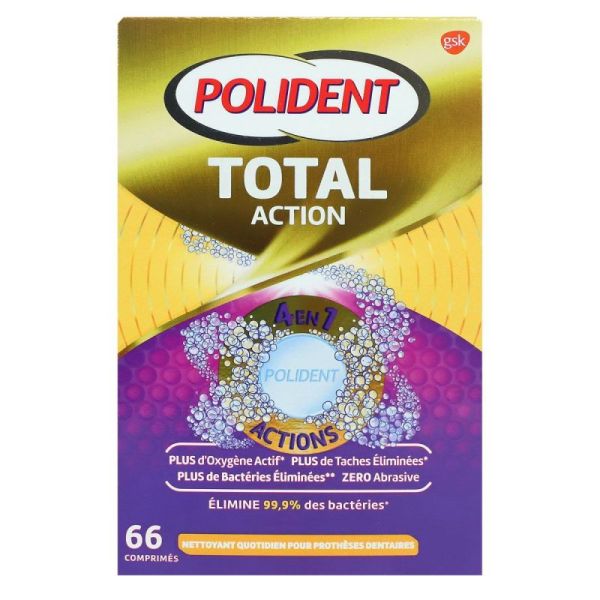 Polident Nettoy Total Act 66Cp